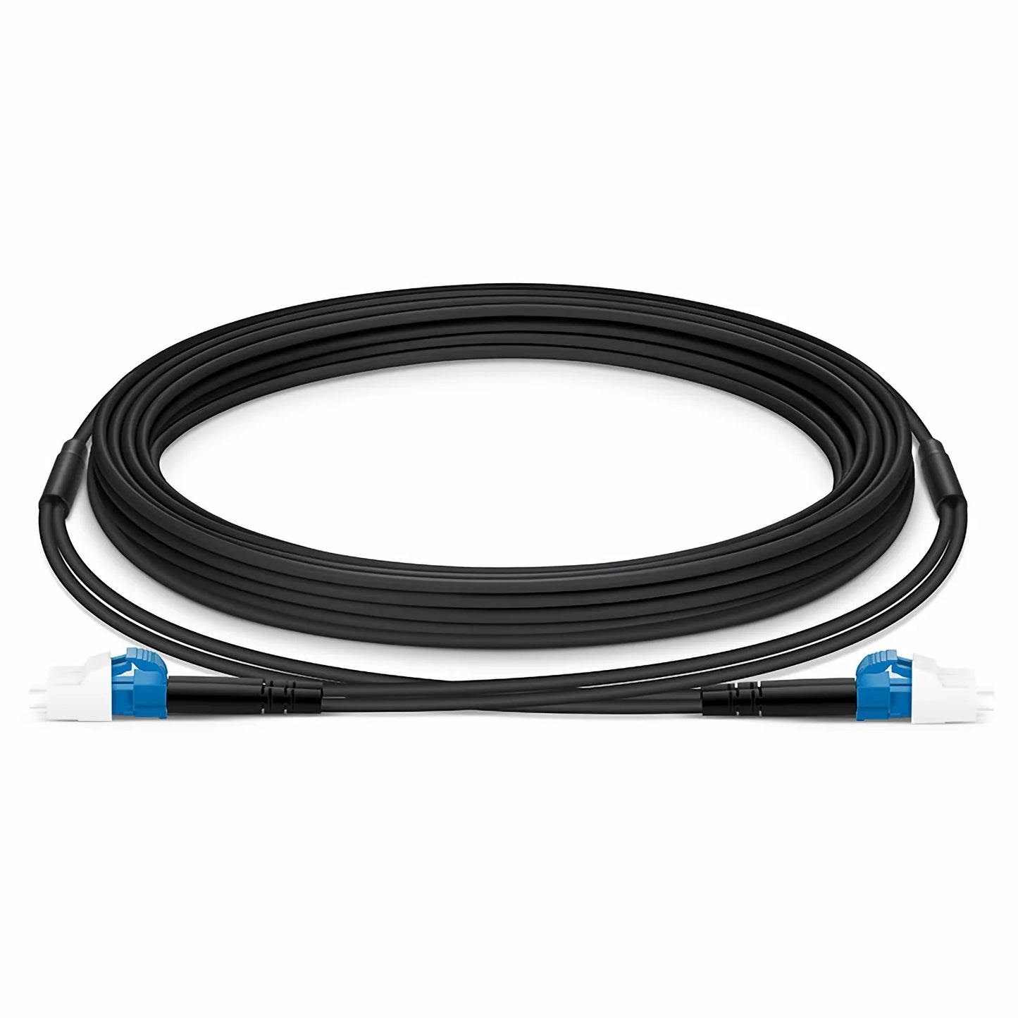 5m (16ft) Industrial Armored Fiber Patch Cable, LC UPC to LC UPC, Duplex, 2 Fibers, Single Mode (OS2), TPU