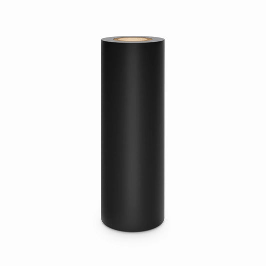 Thermal Transfer Wax/Resin Ribbon, 1"Core Ink Out, 1 Roll 4.33" x 984.25' (110mm x 300m), Black