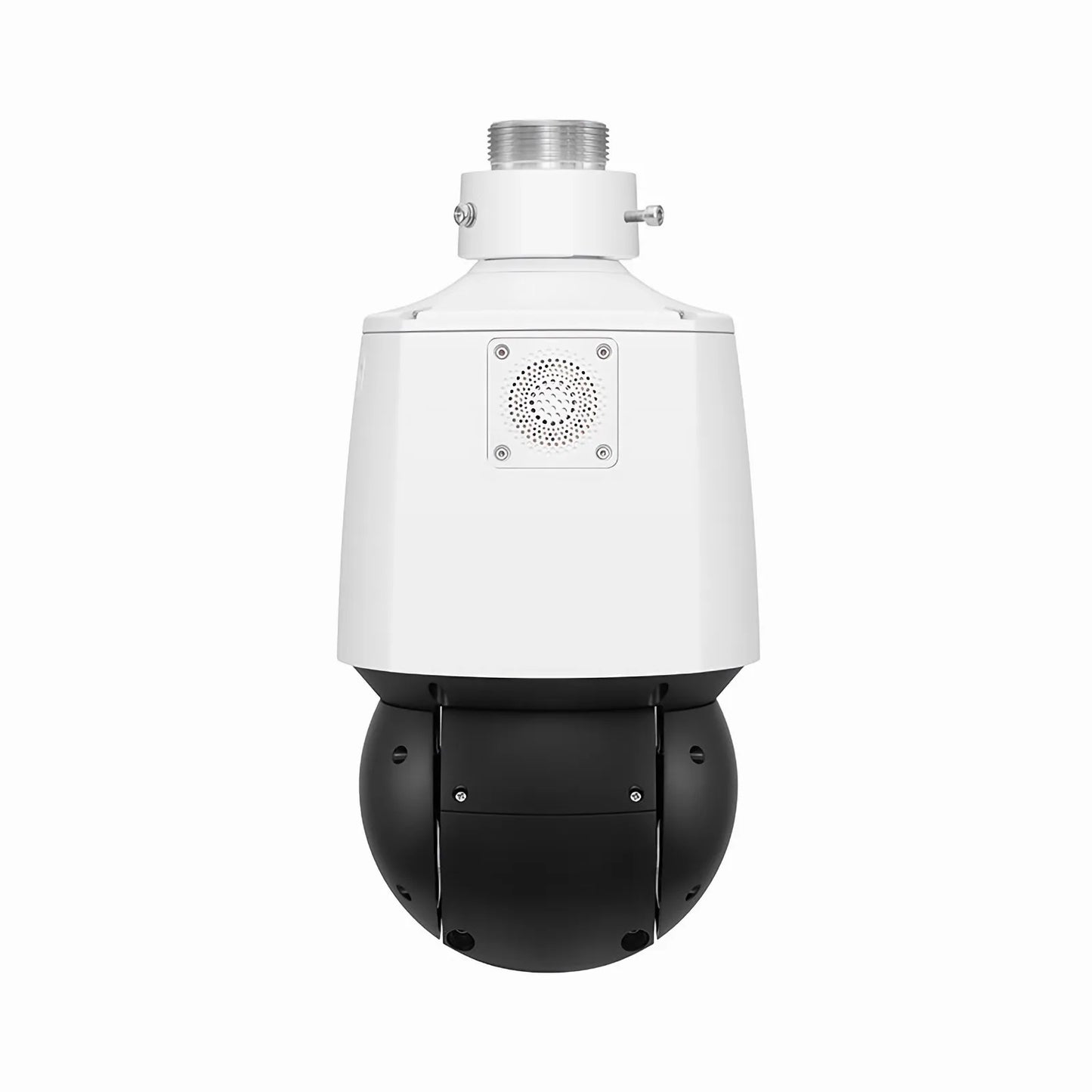 IPC325-4M-PD, 4MP Dual Lens PTZ IP Security Camera with a 25X Motorized Zoom Lens on Bottom and a Fixed 4mm Camera on Top