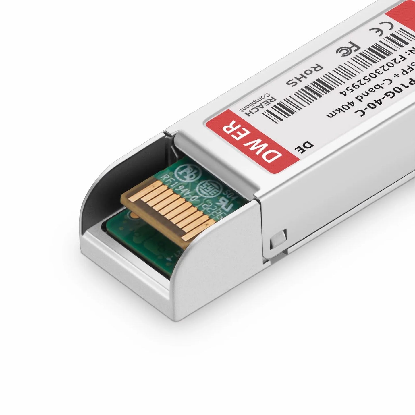 Dell Compatible SFP+ 10G DWDM C-band Tunable 96Chs 50GHz 40km DOM Duplex LC/UPC SMF Optical Transceiver Module for Transmission