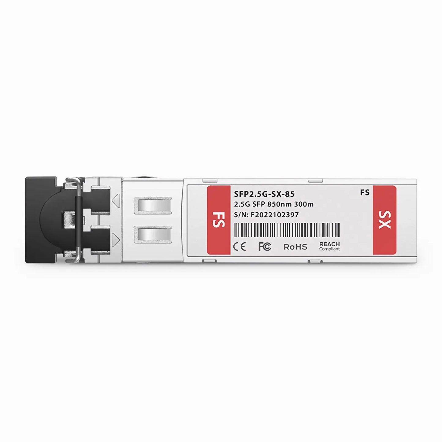 2.5GBASE-SX SFP 850nm 300m DOM Duplex LC/UPC MMF Optical Transceiver Module for FS Switches