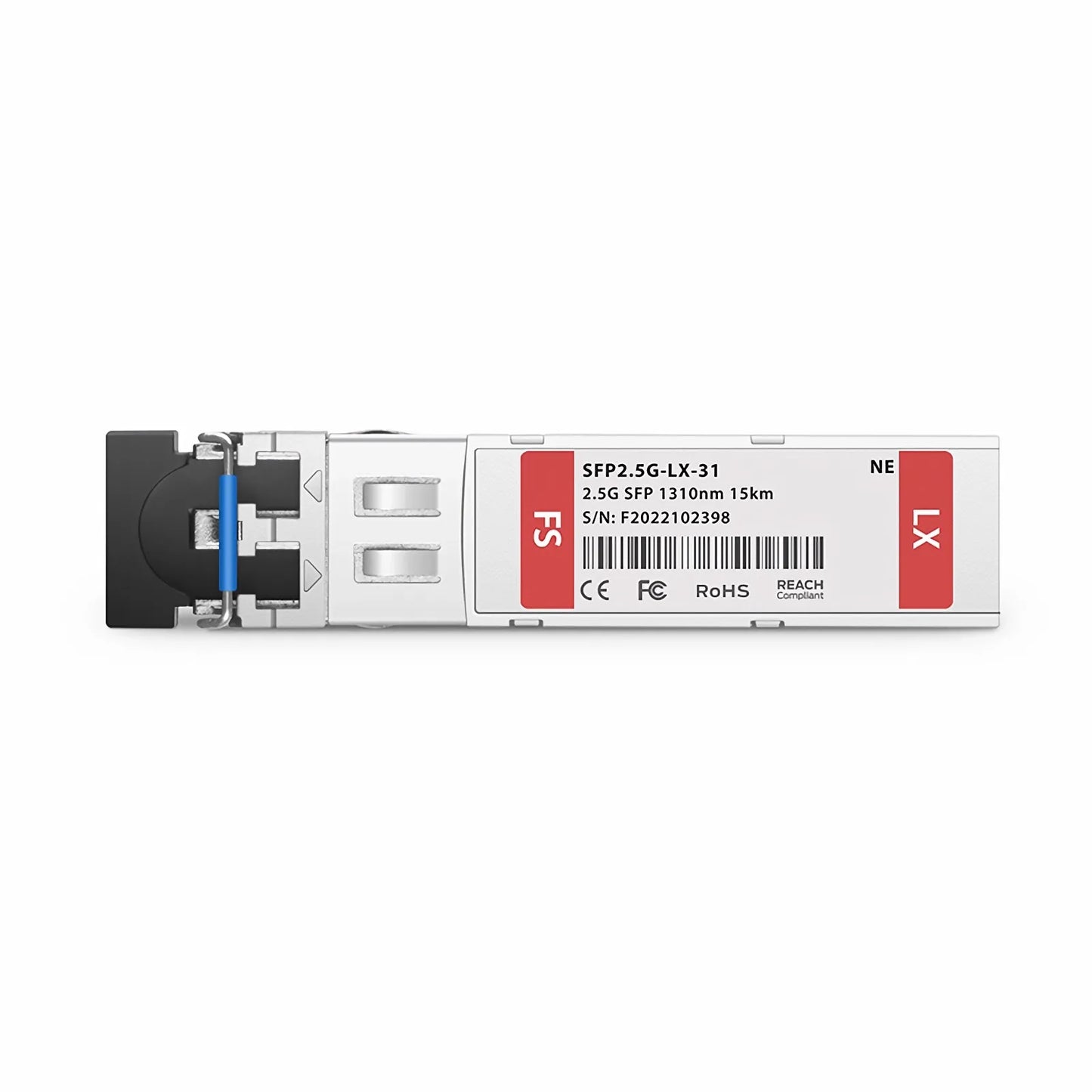 Netgear Compatible 2.5GBASE-LX SFP 1310nm 15km DOM Duplex LC/UPC SMF Optical Transceiver Module
