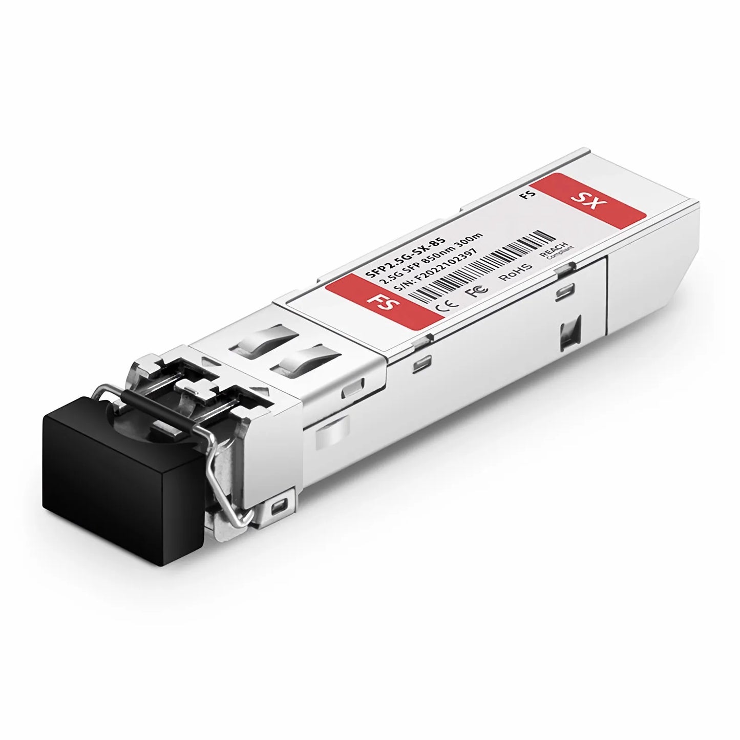 2.5GBASE-SX SFP 850nm 300m DOM Duplex LC/UPC MMF Optical Transceiver Module for FS Switches