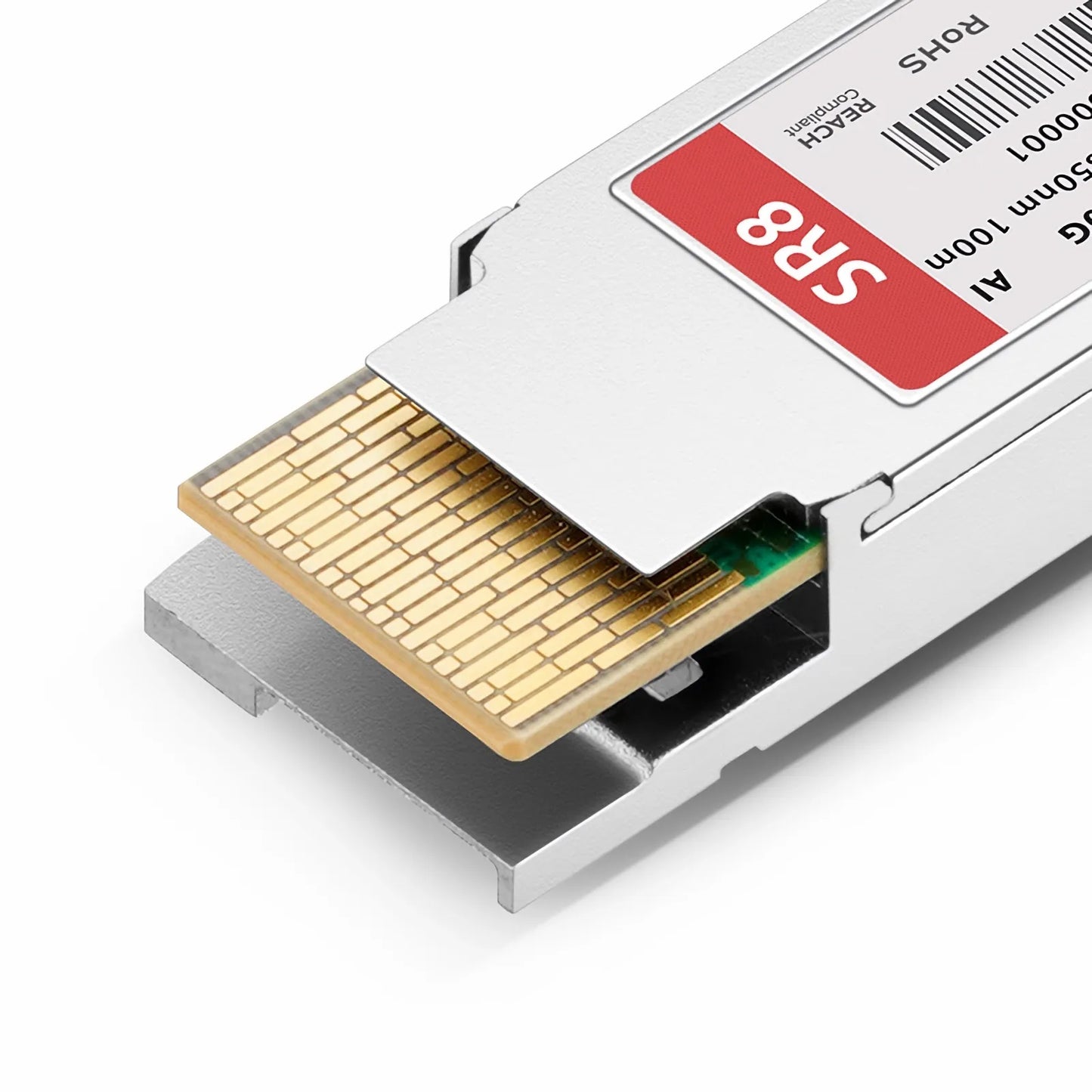 Arista Networks QDD-400G-SR8 Compatible 400GBASE-SR8 QSFP-DD 8 x 50G PAM4 850nm 100m DOM MPO-16/APC MMF Optical Transceiver Module, Breakout to 2 × 200G-SR4 and 8 × 50G-SR