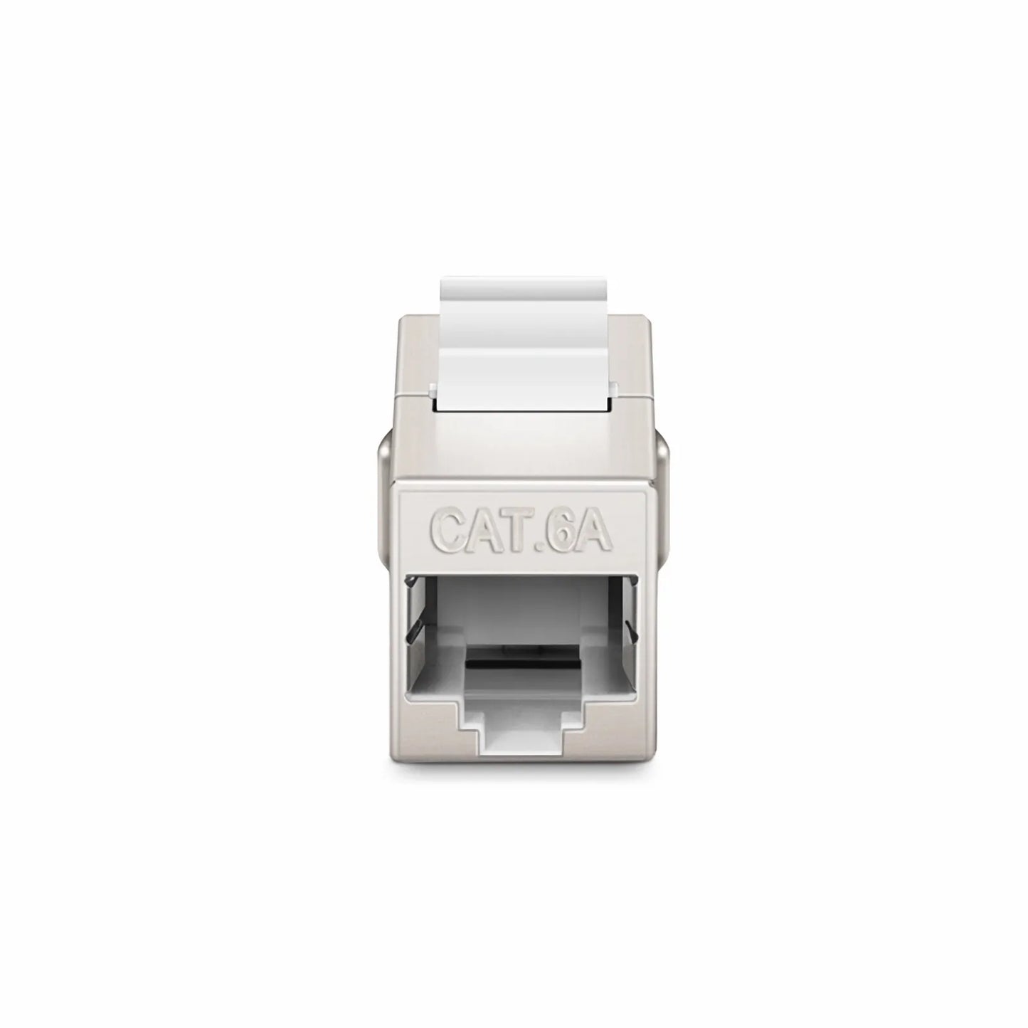 Cat6a Keystone RJ45 Coupler, Shielded, Female to Female Insert Inline Coupler