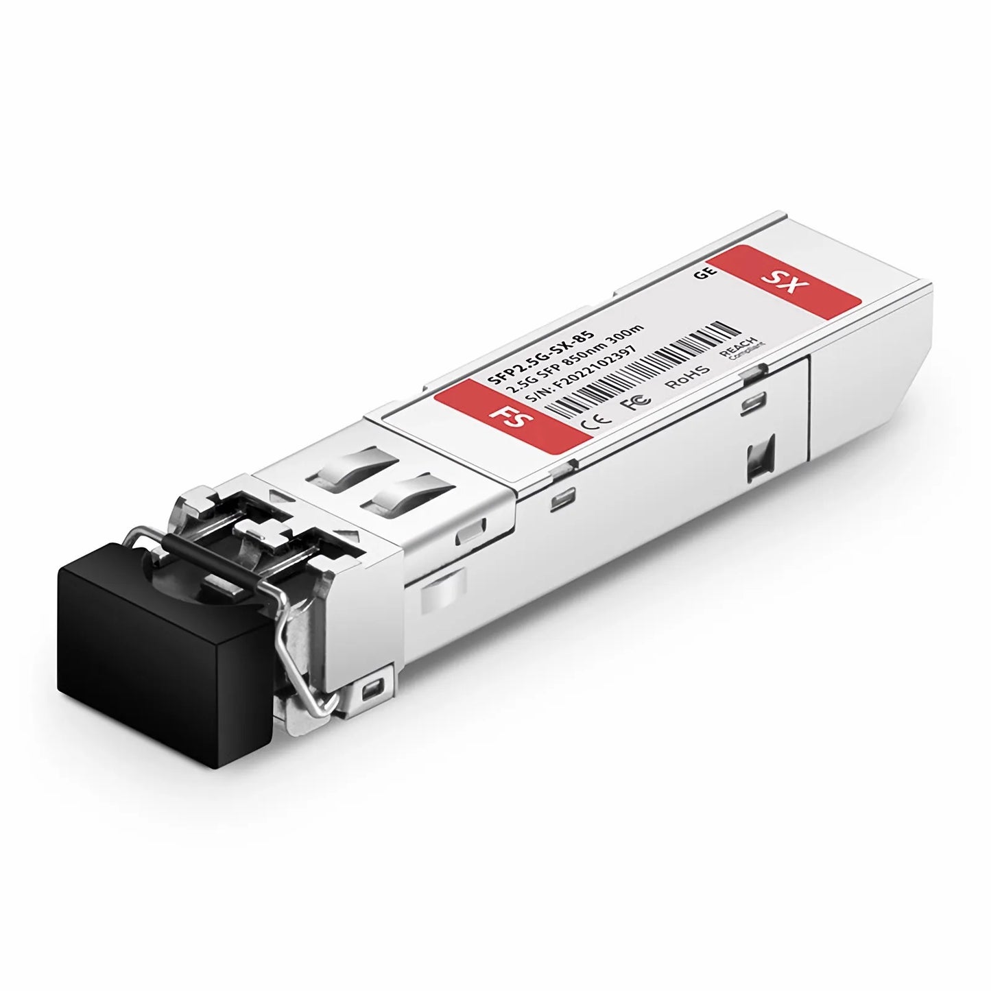 Generic Compatible 2.5GBASE-SX SFP 850nm 300m DOM Duplex LC/UPC MMF Optical Transceiver Module