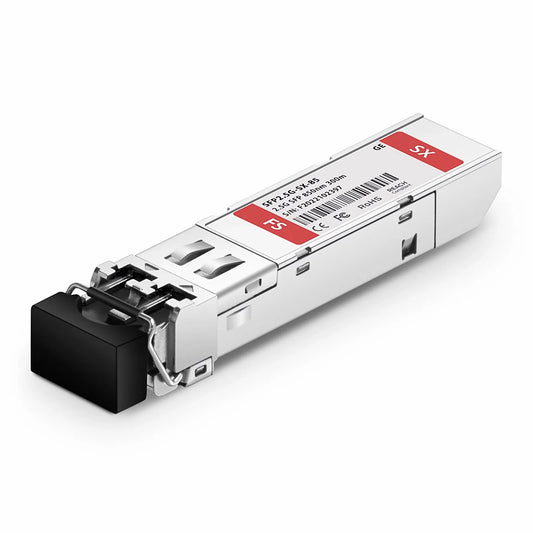 Generic Compatible 2.5GBASE-SX SFP 850nm 300m DOM Duplex LC/UPC MMF Optical Transceiver Module