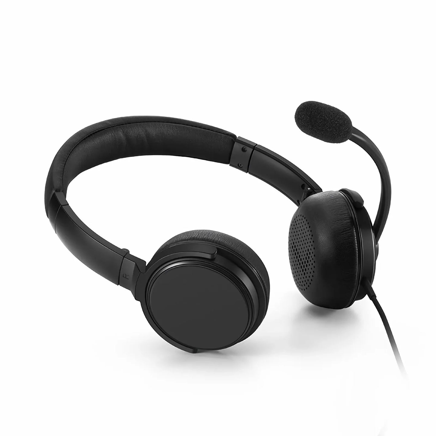 Multifunctional USB Headset with ECM & MEMS Microphones, 150° Rotation Angle, Noise Reduction, Plug-and-play