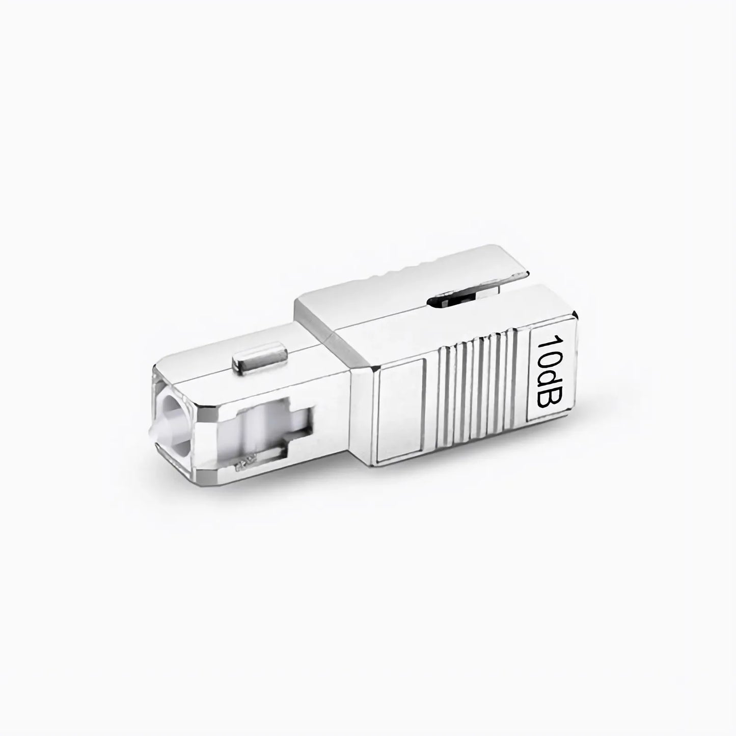 SC/APC Singlemode Fixed Fiber Optic Attenuator, Male-Female, 10dB (10pcs/Pack)