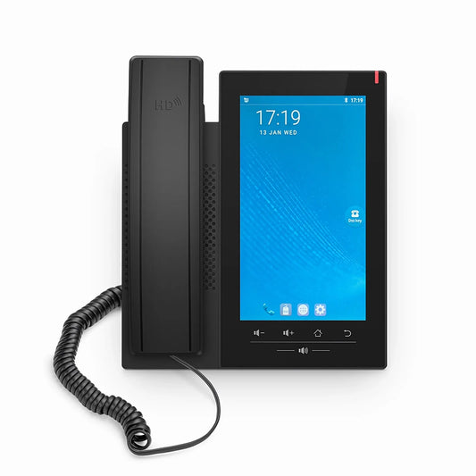 FIP-7220, Advanced VoIP Phone with 7-Inch Color LCD Touch Screen, 20 SIP Accounts, USB 2.0, Dual-Port Gigabit Ethernet, PoE