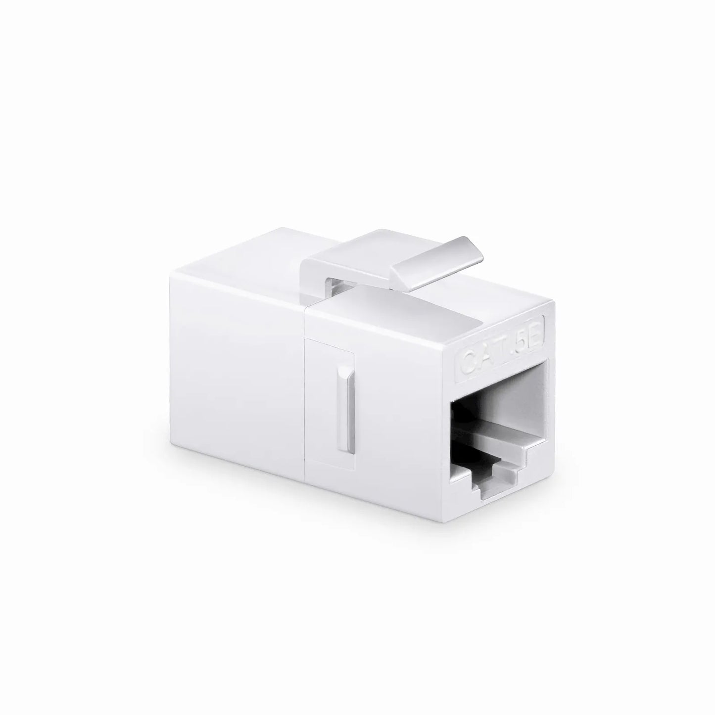 Cat5e Keystone RJ45 Coupler, Unshielded, Female to Female Insert Inline Coupler - White (12pcs/Pack)