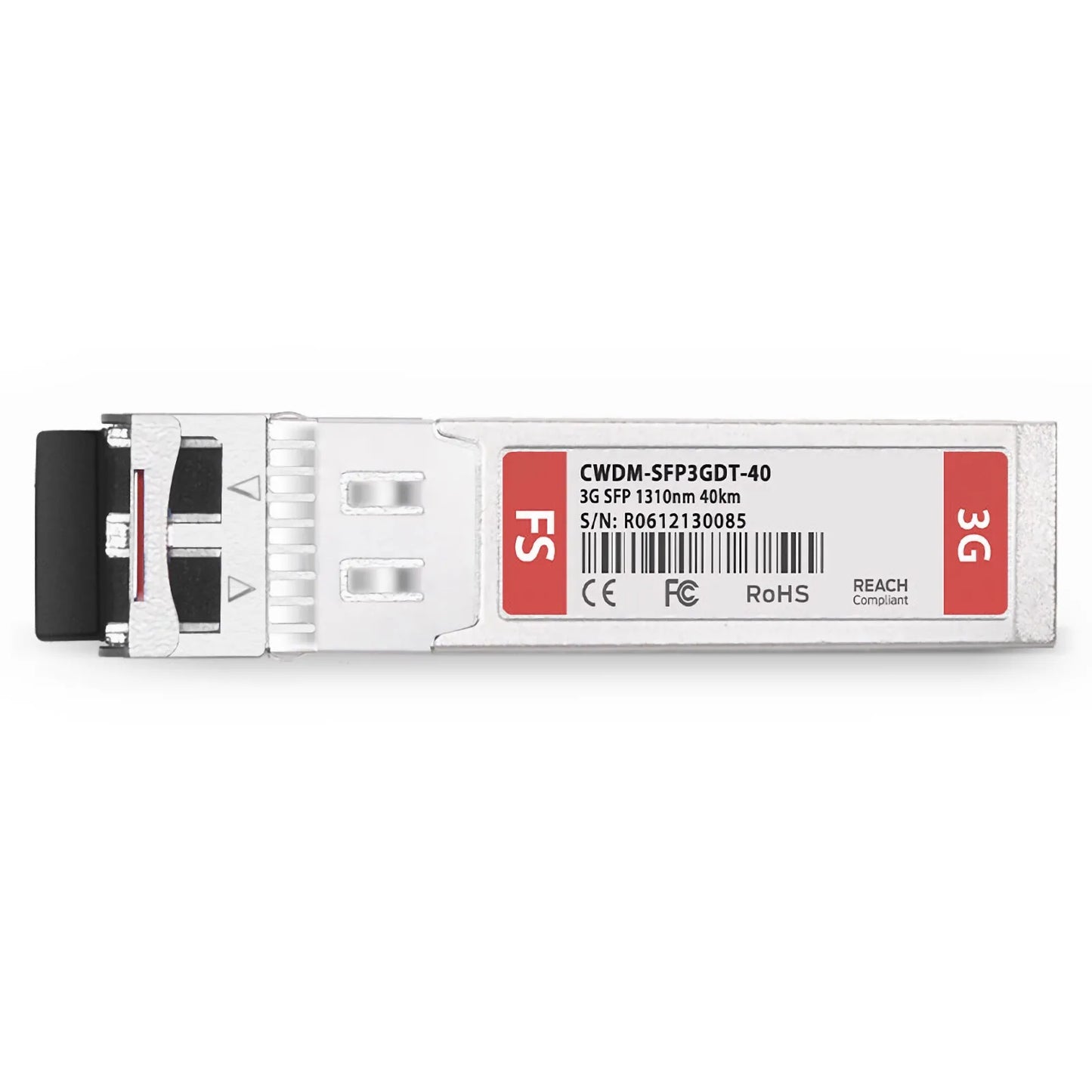 3Gb/s MSA CWDM SFP 1310nm 40km DOM Duplex LC SMF Dual Transmitters Video Pathological Patterns Optical Transceiver Module for SD/HD/3G-SDI