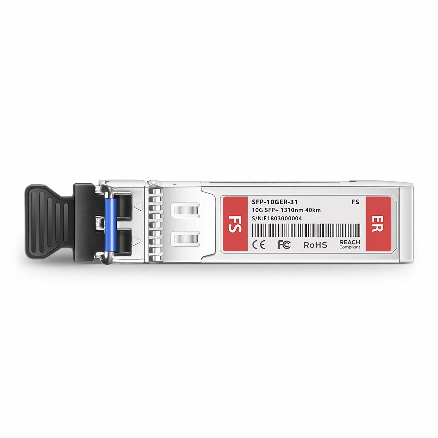 10GBASE-ER SFP+ 1310nm 40km DOM Duplex LC/UPC SMF Optical Transceiver Module for FS Switches