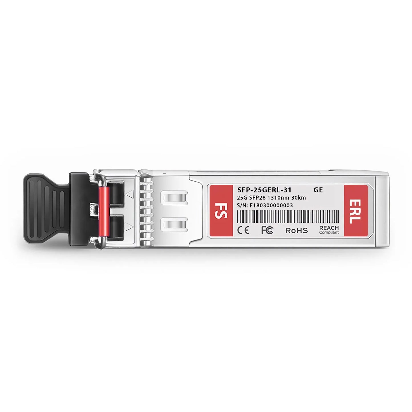 Generic Compatible 25GBASE-ER SFP28 1310nm 30km DOM Duplex LC/UPC SMF Optical Transceiver Module