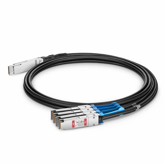 3m (10ft) Dell Compatible 400G QSFP-DD 8 x 50G PAM4 to 4 x 100G QSFP56 2 x 50G PAM4 Active Direct Attach Copper Breakout Cable