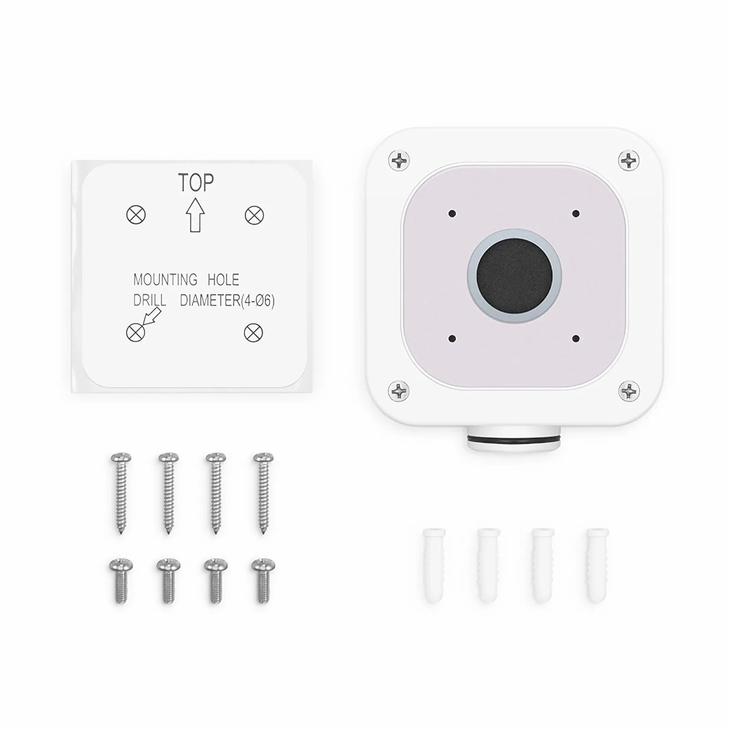 CA-JB005, Junction Box for Fixed Lens Bullets with a Four Hole Pattern
