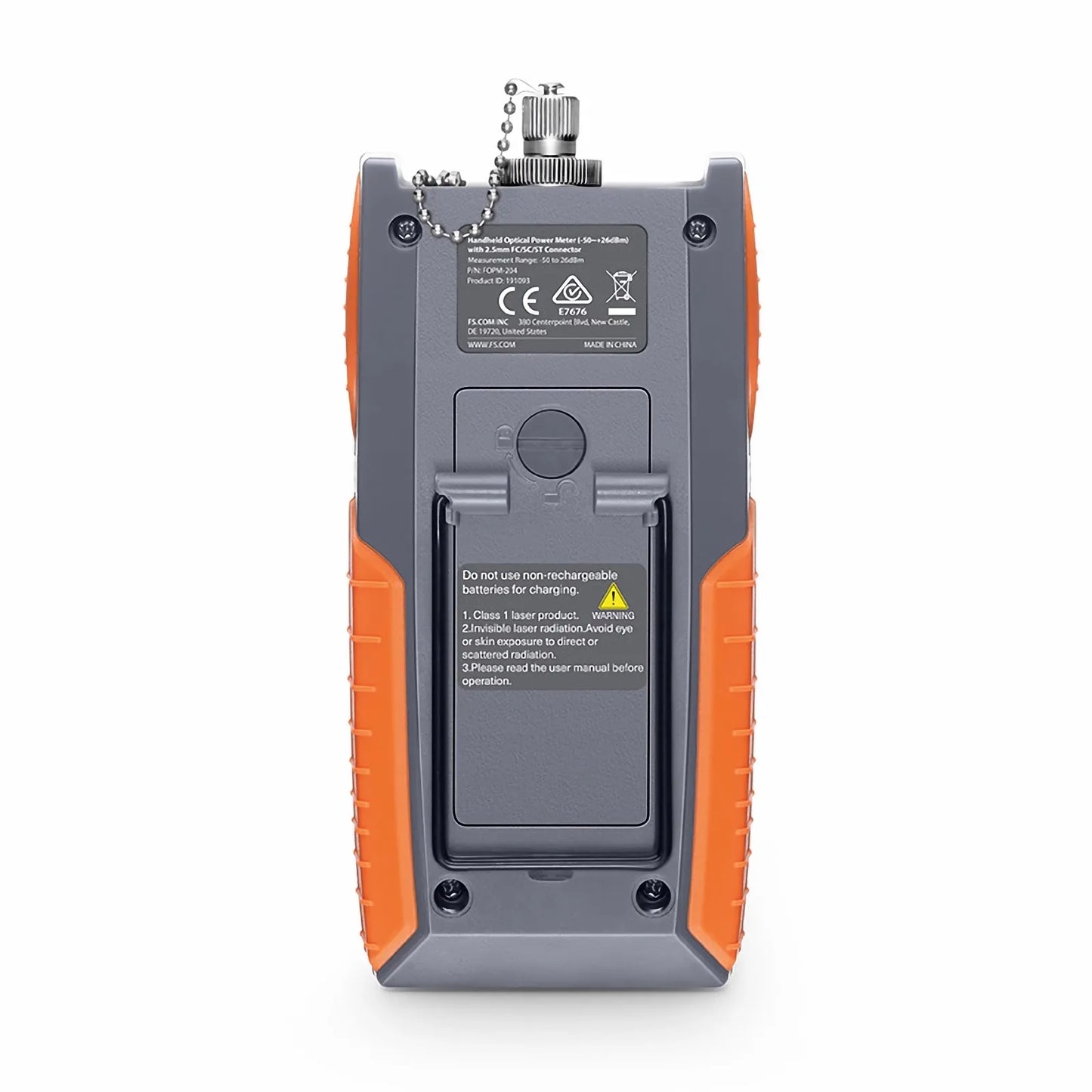 FOPM-204 Handheld Optical Power Meter (-50~+26dBm) with 2.5mm FC/SC/ST Connector