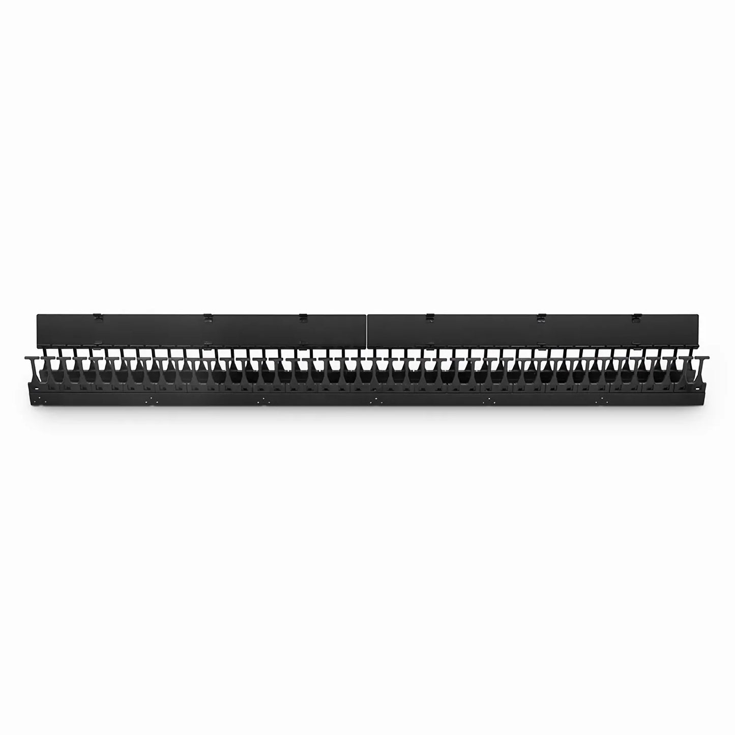Vertical Single Sided Cable Manager, 42RU, Bend Radius Finger, 3.5 in. Wide