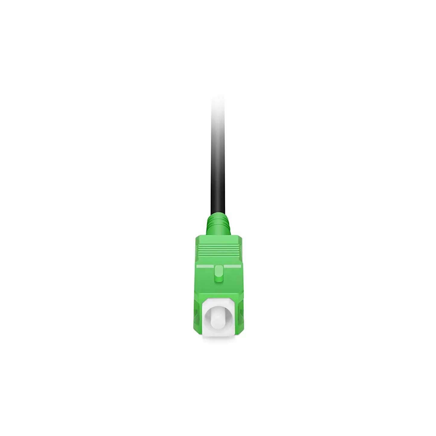 30m (98ft) Industrial Armored Fiber Patch Cable, SC APC to SC APC, Simplex, 1 Fiber, Single Mode (OS2), TPU