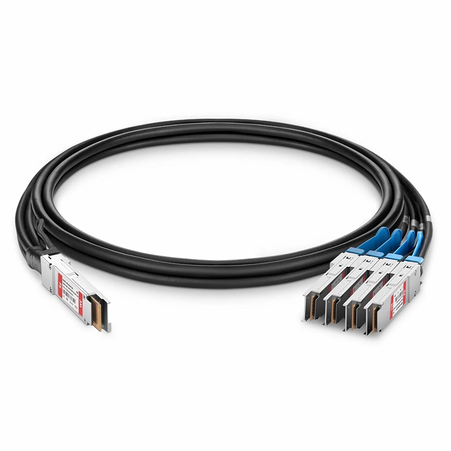 3m (10ft) Dell Compatible 400G QSFP-DD 8 x 50G PAM4 to 4 x 100G QSFP56 2 x 50G PAM4 Active Direct Attach Copper Breakout Cable