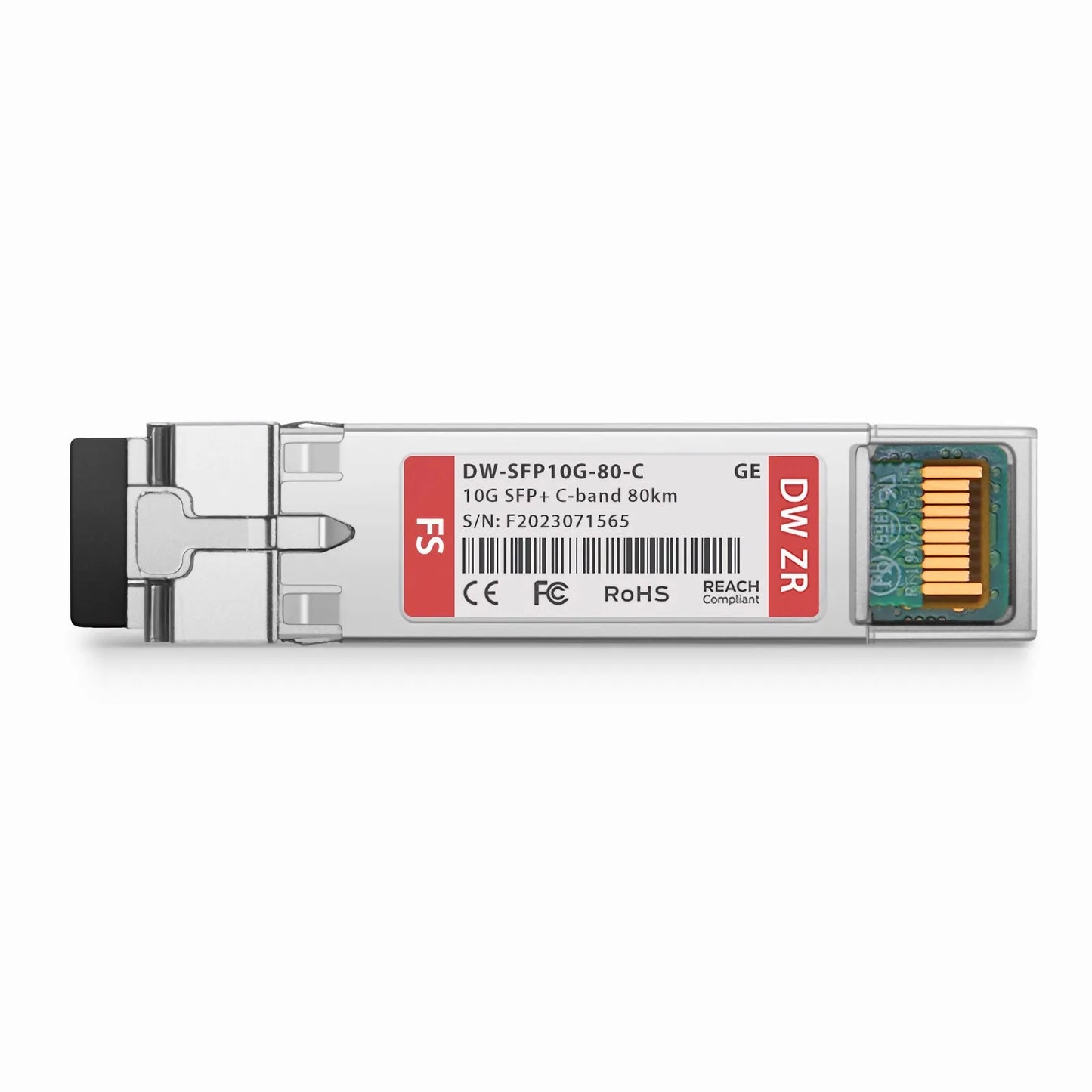Generic Compatible SFP+ 10G DWDM C-band Tunable 96Chs 50GHz 80km DOM Duplex LC/UPC SMF Optical Transceiver Module for Transmission