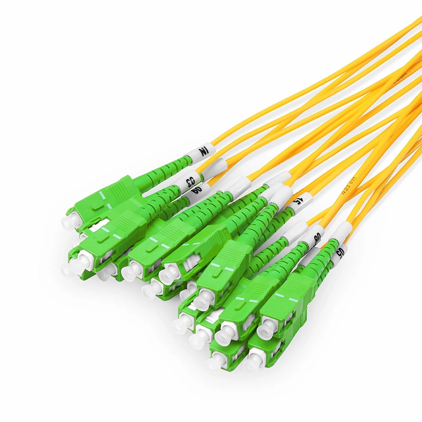 1 x 16 PLC Fiber Splitter, Splice/Pigtailed ABS Module, 2.0mm, SC/APC, Singlemode