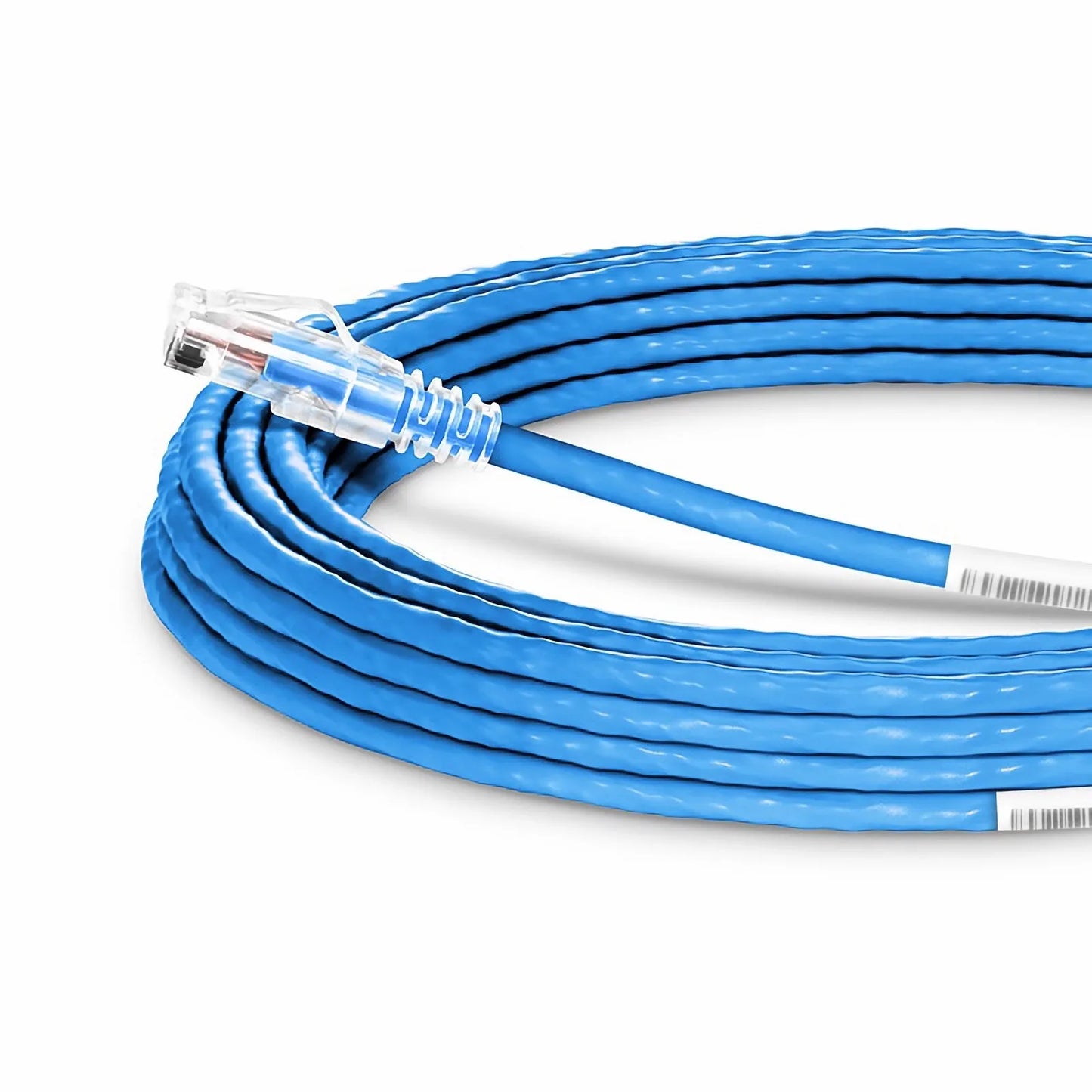 100ft (30.5m) Cat6a 23AWG Snagless Unshielded (U/UTP) PVC CMP Ethernet Network Patch Cable, Blue