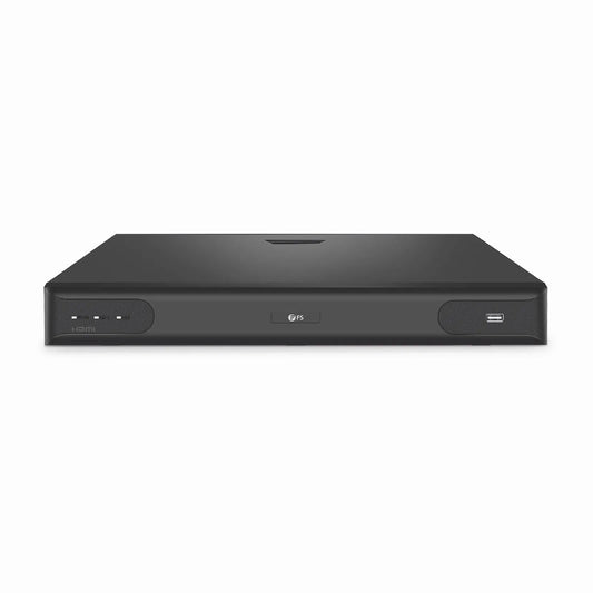 NVR102-16C-16P, 16-Channel 16 PoE 1U 4K ＆ H.265+ Decoding Format, Up to 2x10TB Hard Drive (Not Included), Live View/Playback Network Video Recorder