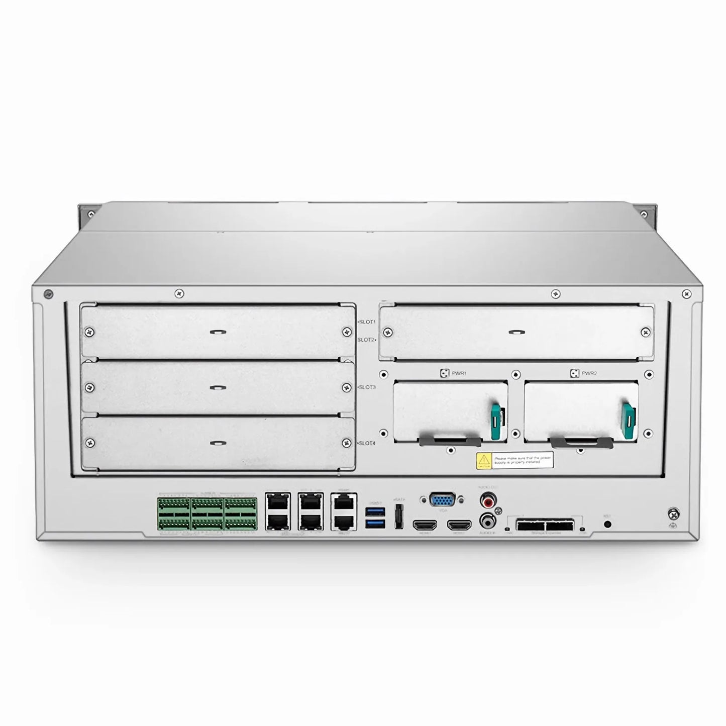 NVR724-256C, 256-Channel Network Video Recorder, Record 256CH 4K@30fps, Live View/Playback 5CH 4K@30fps, Supports up to 24x10TB Hard Drive (Not Included)