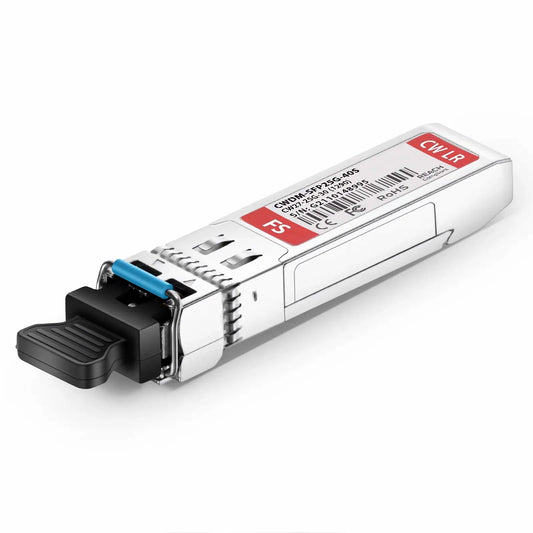 Cisco CWDM-SFP25G-1290-30 Compatible SFP28 25G CWDM 1290nm 30km DOM Duplex LC/UPC SMF Optical Transceiver Module for Transmission