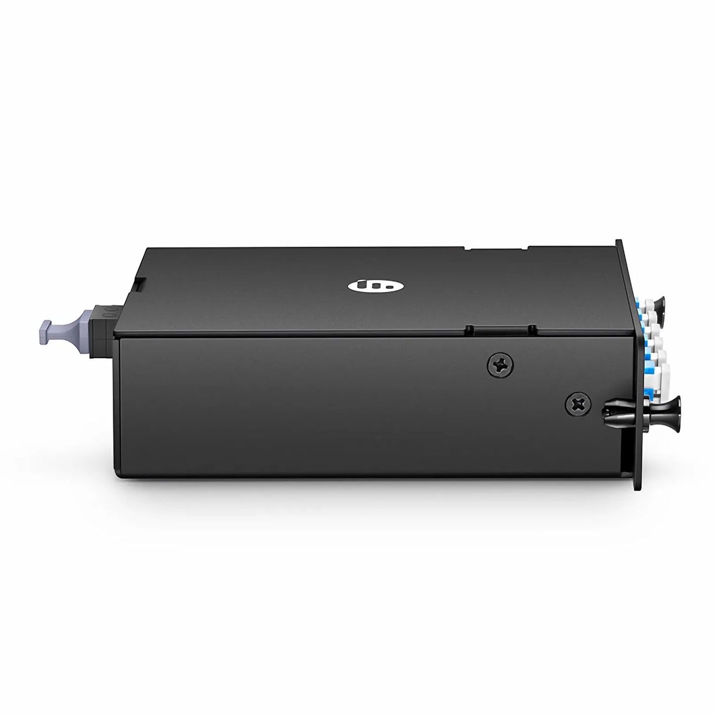 FHD™ MTP®-LC Cassette, OS2 Single Mode, Universal, 12 Fibers, MTP®-12 (Male) to 6 x LC Duplex (Blue), 0.35dB Max.
