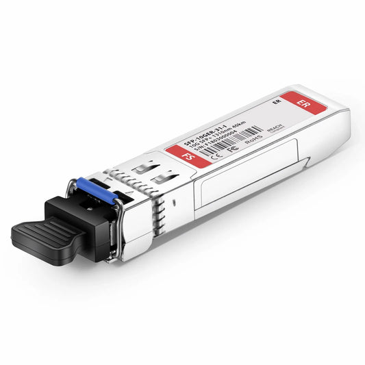 Ericsson Compatible SFP+ 10GBASE-ER 1310nm 40km DOM Duplex LC/UPC SMF Optical Transceiver Module For 4G Wireless (Industrial)