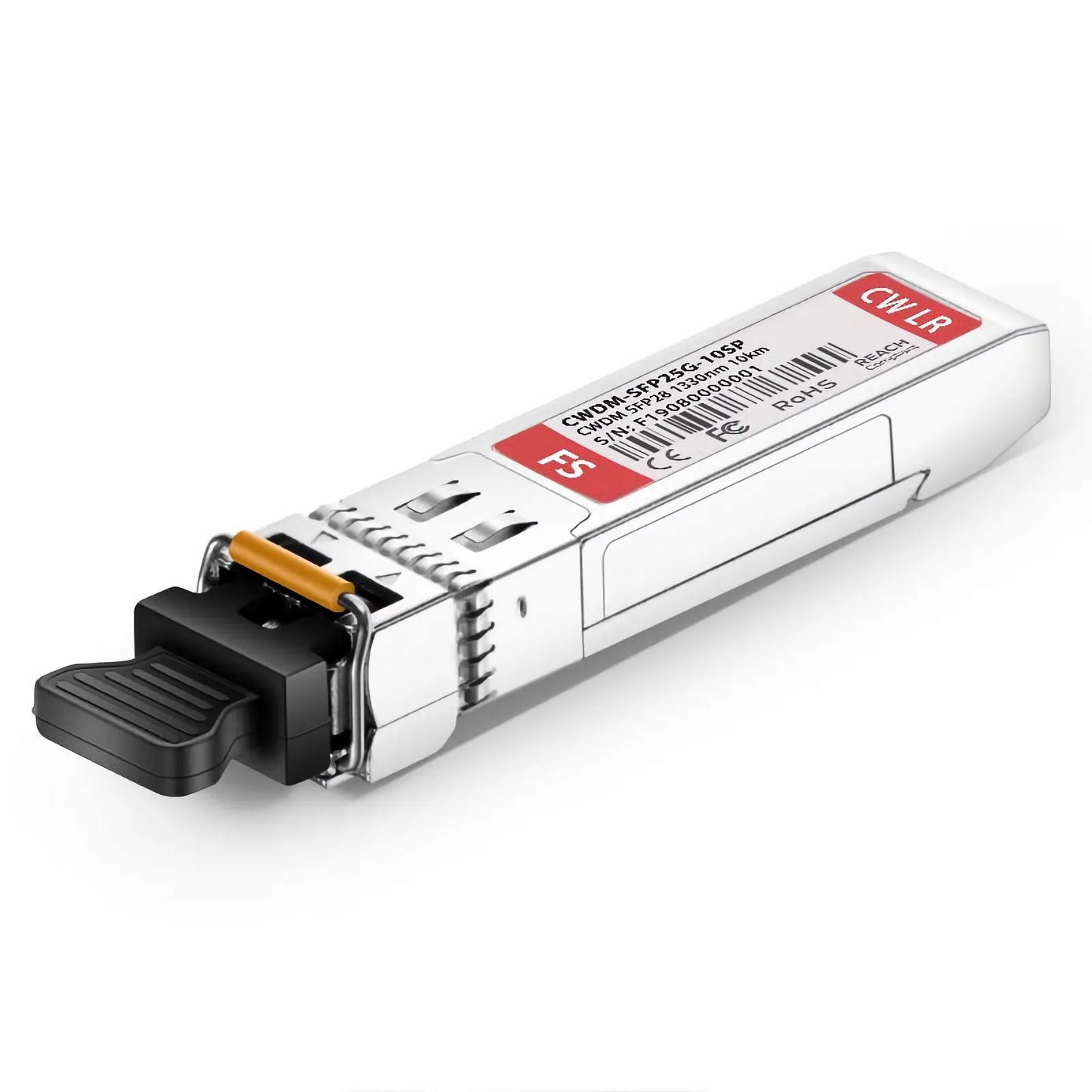Cisco CWDM-SFP25G-1330-10 Compatible SFP28 25G CWDM 1330nm 10km DOM Duplex LC/UPC SMF Optical Transceiver Module for Transmission
