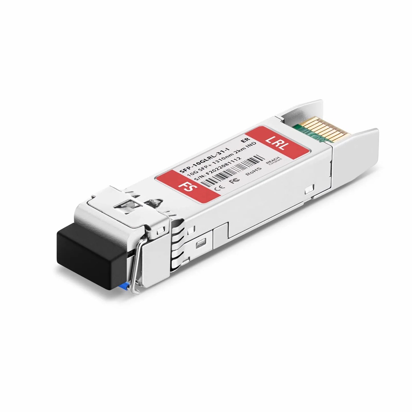 Ericsson RDH10265/2 Compatible SFP+ 10GBASE-LRL 1310nm 2km DOM Duplex LC/UPC SMF Optical Transceiver Module For 4G Wireless (Industrial)