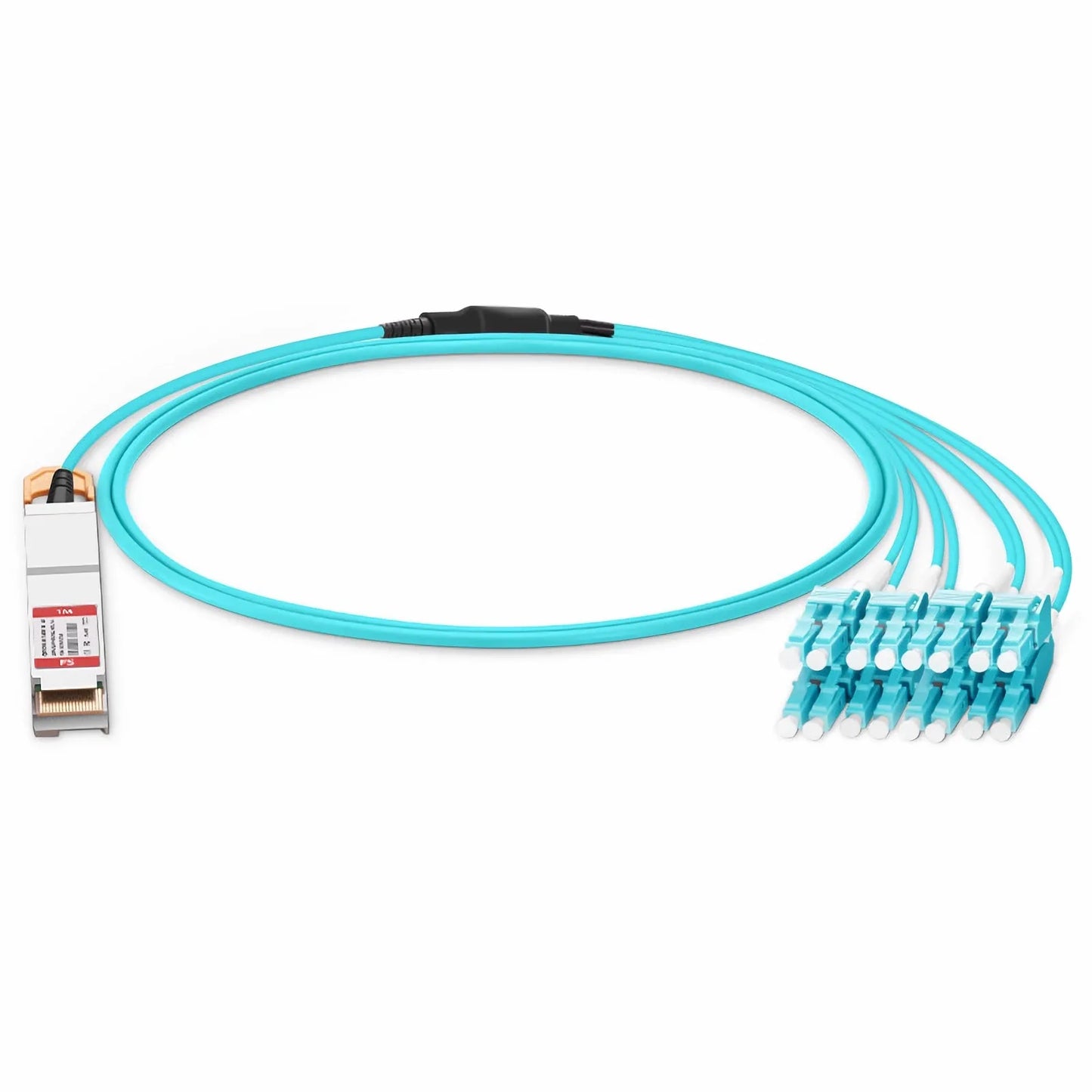 1m (3ft) Arista Networks Compatible 200G QSFP-DD 8 x 25G NRZ to 8 x 25G LC Duplex Active Optical Breakout Cable