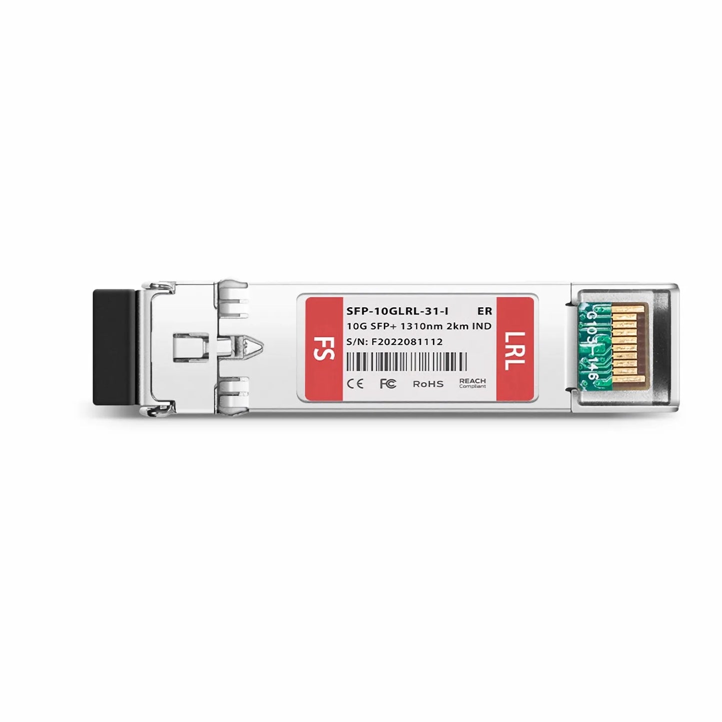 Ericsson RDH10265/2 Compatible SFP+ 10GBASE-LRL 1310nm 2km DOM Duplex LC/UPC SMF Optical Transceiver Module For 4G Wireless (Industrial)