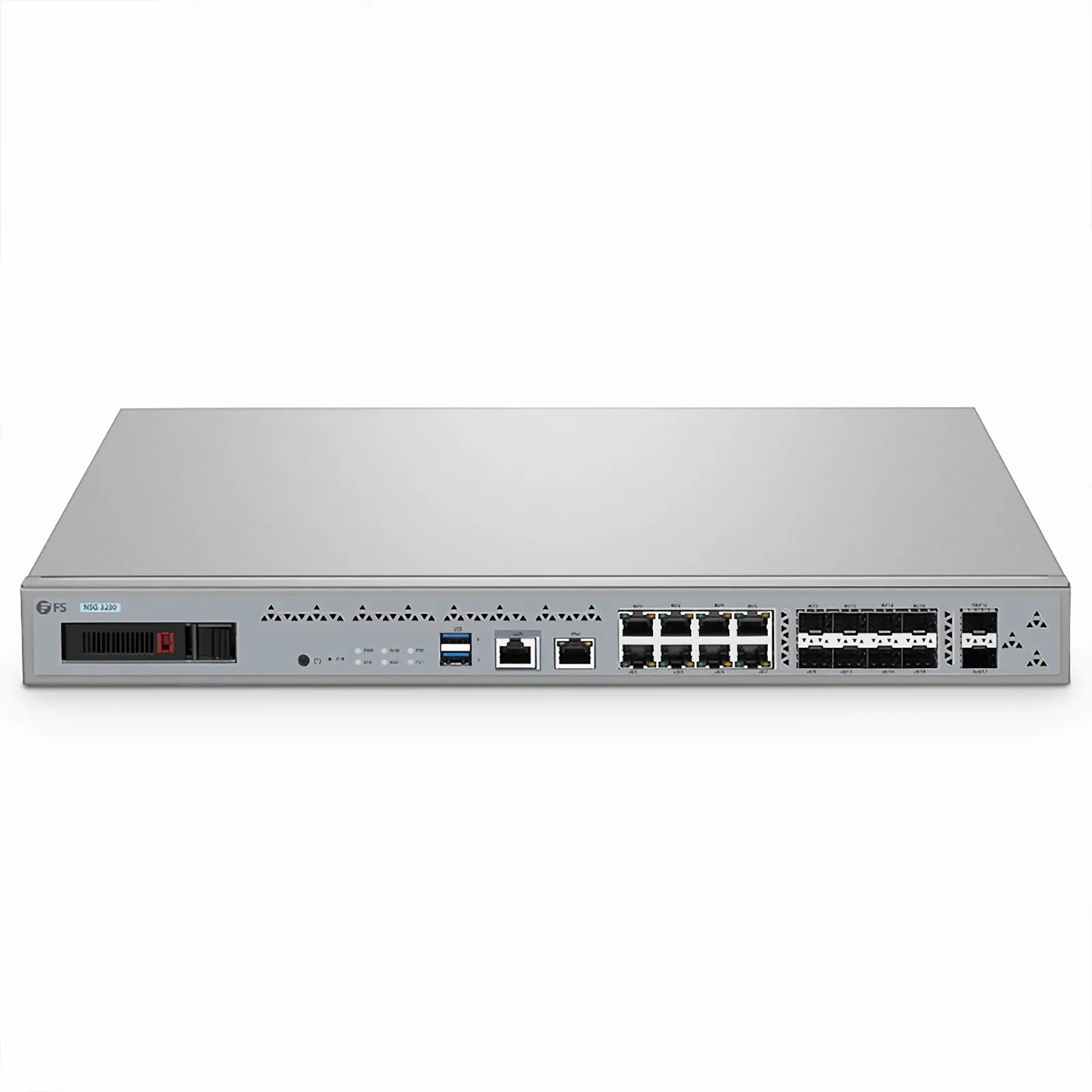 NSG-3230 Next-Generation Firewall, 8 x 1Gb RJ45, 8 × 1Gb SFP, 2× 10Gb SFP+, with 1 Year License Default, License Renewal and Subscription Service Options Available