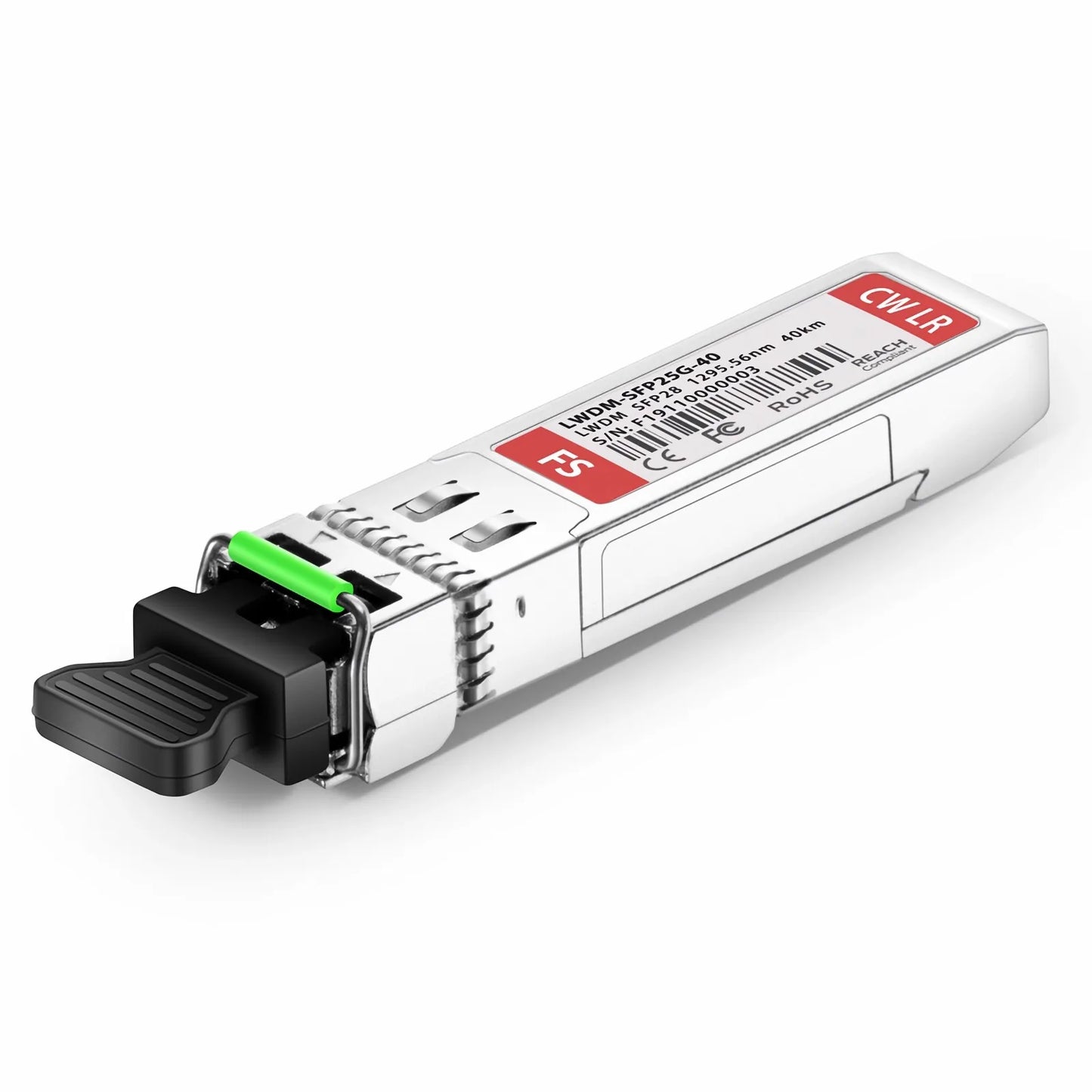 Cisco LWDM-SFP25G-95.56 Compatible SFP28 25G LWDM 1295.56nm 40km DOM Duplex LC/UPC SMF Optical Transceiver Module for Transmission