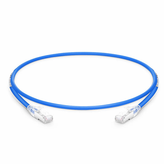 15ft (4.6m) Cat6 26AWG Snagless Shielded (S/FTP) LSZH Ethernet Network Patch Cable, Blue