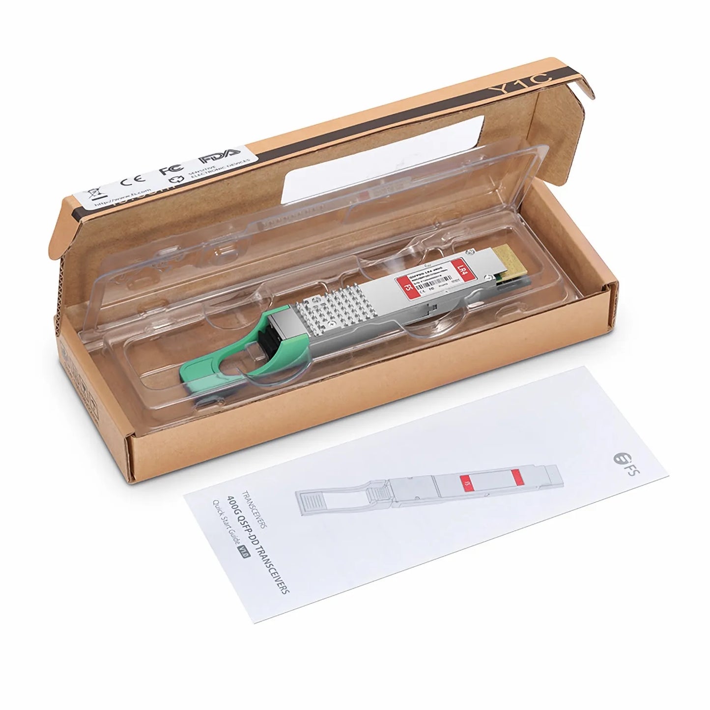 Arista Networks QDD-400G-LR4 Compatible 400GBASE-LR4 QSFP-DD 8 x 50G PAM4 1310nm 10km DOM Duplex LC/UPC SMF Optical Transceiver Module