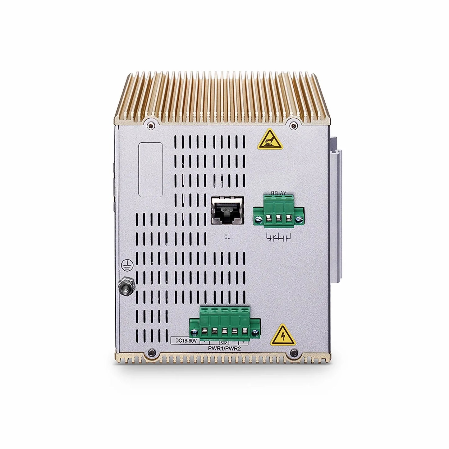 IES3100-16TM, 16-Port Gigabit Ethernet L2 Managed Industrial Switch, 16 x 10/100/1000BASE-T, with 4 x 1/2.5Gb SFP, -40 to 85°C Operating Temperature