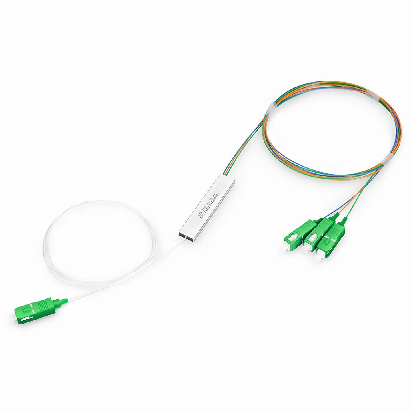 1 x 3 PLC Fiber Splitter, Mini Module, 900μm, SC/APC, Singlemode