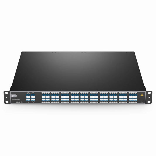 40 Channels Active DWDM Mux Demux, 100GHz C21-C60, with Monitor and 1310nm Port, 4.5dB Typical IL, LC/UPC, Dual Fiber, FMU 1U Rack Mount