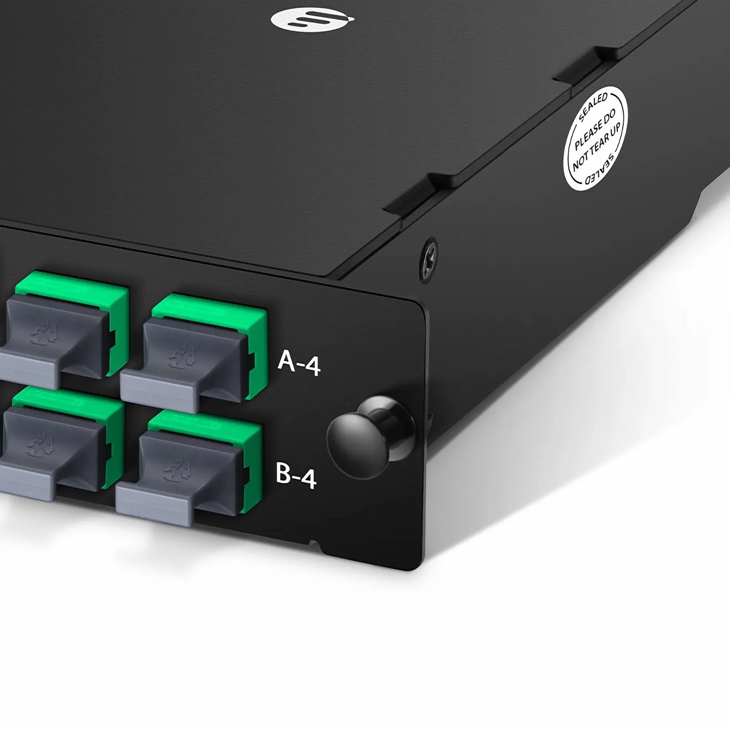 FHD™ 8 x MTP®-8 Mesh Cassette, 64 Fibers OS2 Single Mode, Universal, 8 x 8F MTP® to 8 x 8F MTP® (Green), 0.35dB Max.