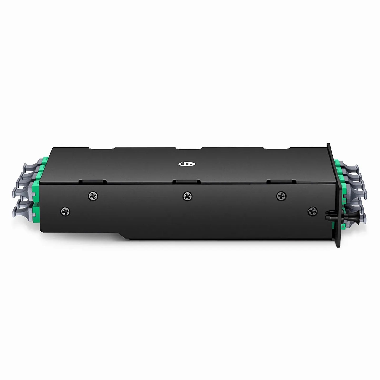 FHD™ 8 x MTP®-8 Mesh Cassette, 64 Fibers OS2 Single Mode, Universal, 8 x 8F MTP® to 8 x 8F MTP® (Green), 0.35dB Max.