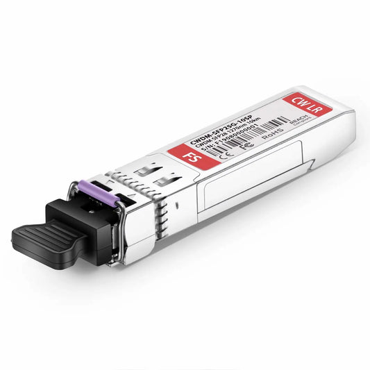 Cisco CWDM-SFP25G-1270-10 Compatible SFP28 25G CWDM 1270nm 10km DOM Duplex LC/UPC SMF Optical Transceiver Module for Transmission