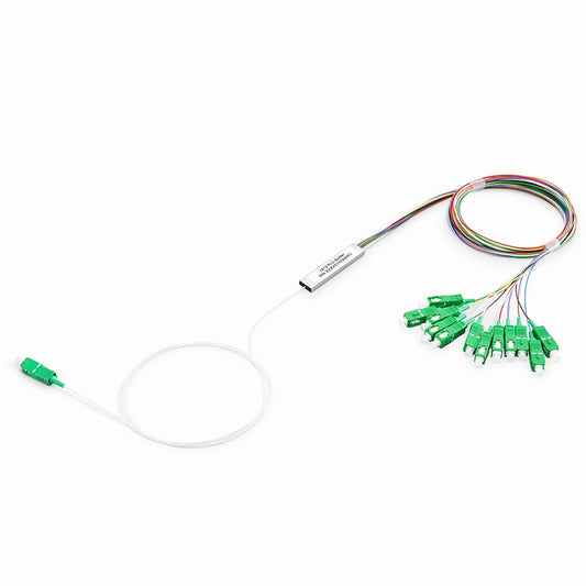 1 x 12 PLC Fiber Splitter, Mini Module, 900μm, SC/APC, Singlemode