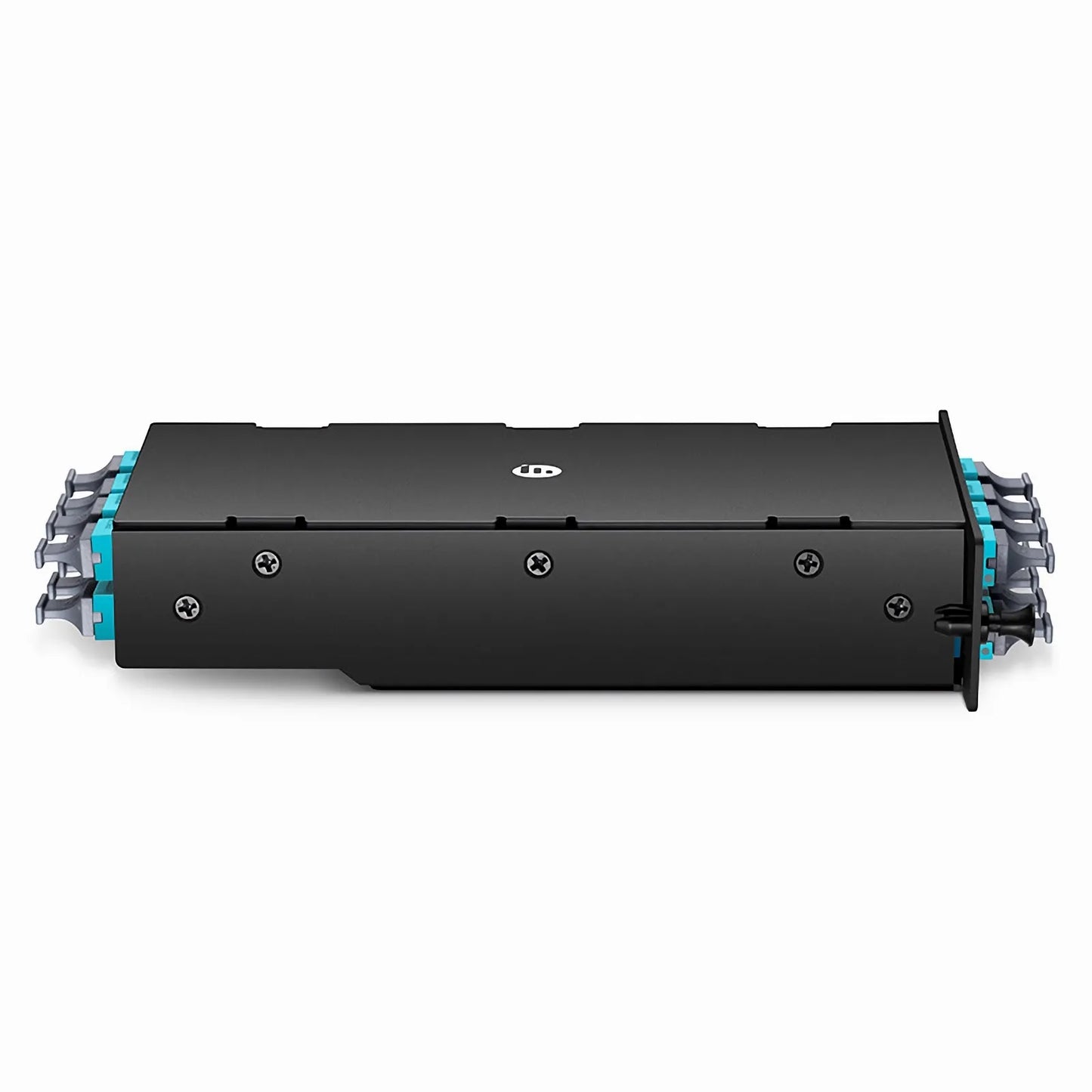 FHD™ 8 x MTP®-8 Mesh Cassette, 64 Fibers OM4 Multimode, Universal, 8 x 8F MTP® to 8 x 8F MTP® (Aqua), 0.35dB Max.