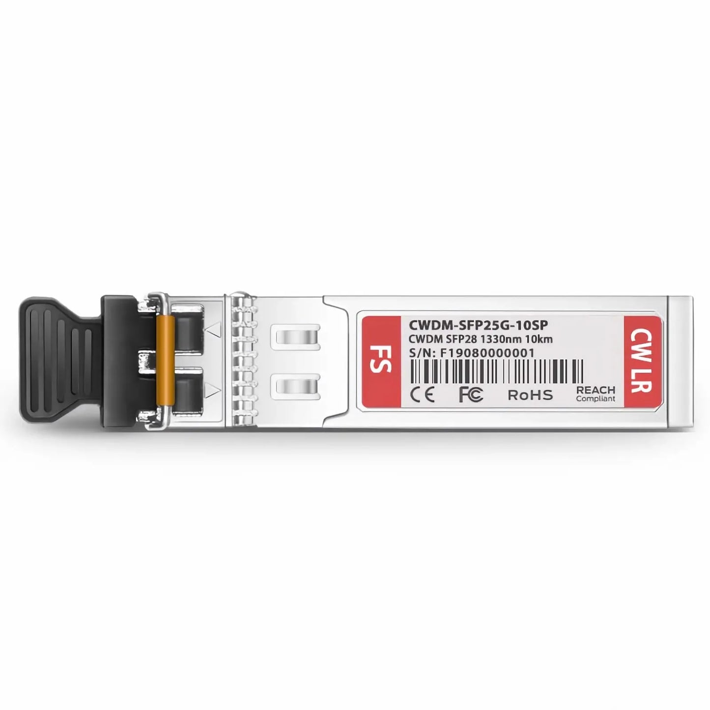 Cisco CWDM-SFP25G-1330-10 Compatible SFP28 25G CWDM 1330nm 10km DOM Duplex LC/UPC SMF Optical Transceiver Module for Transmission