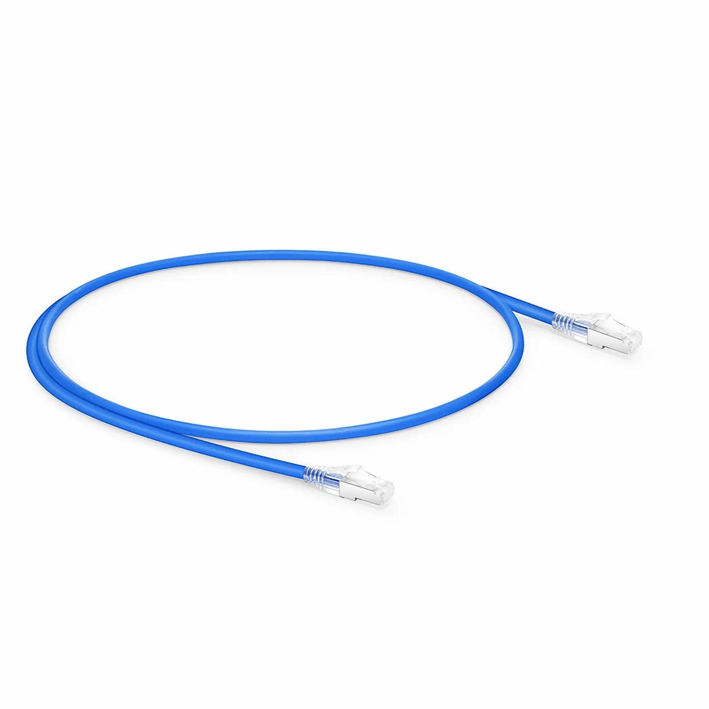 1ft (0.3m) Cat6 26AWG Snagless Shielded (S/FTP) LSZH Ethernet Network Patch Cable, Blue